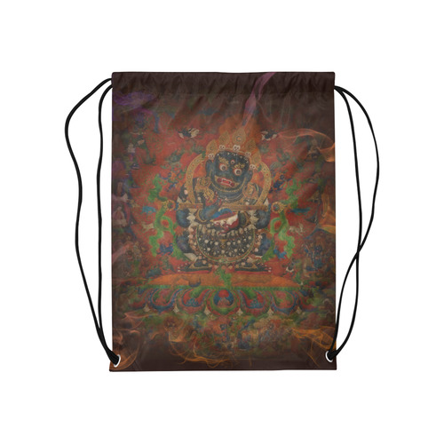 Tibetan Buddhism Mahakala Medium Drawstring Bag Model 1604 (Twin Sides) 13.8"(W) * 18.1"(H)