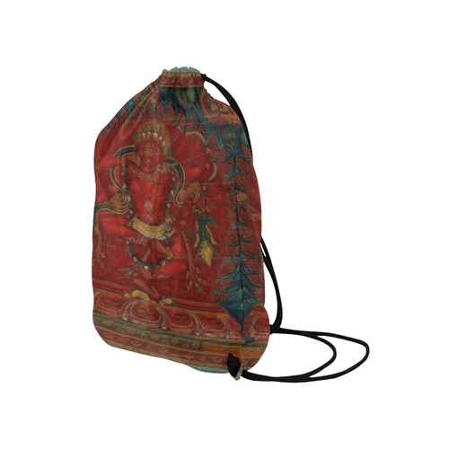 Kurukulla From Tibetan Buddhism Medium Drawstring Bag Model 1604 (Twin Sides) 13.8"(W) * 18.1"(H)