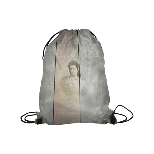 Sissi, Empress of Austria and Queen from Hungary 2 Medium Drawstring Bag Model 1604 (Twin Sides) 13.8"(W) * 18.1"(H)