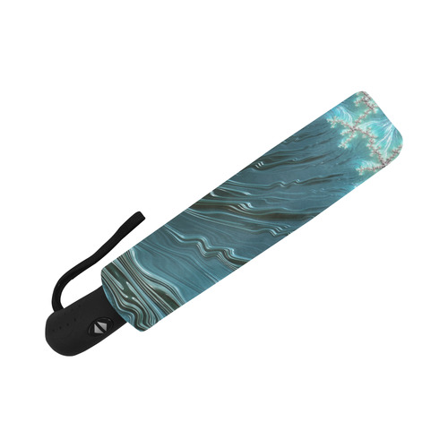 Big Wave Fine Fractal Waves Ocean Auto-Foldable Umbrella (Model U04)