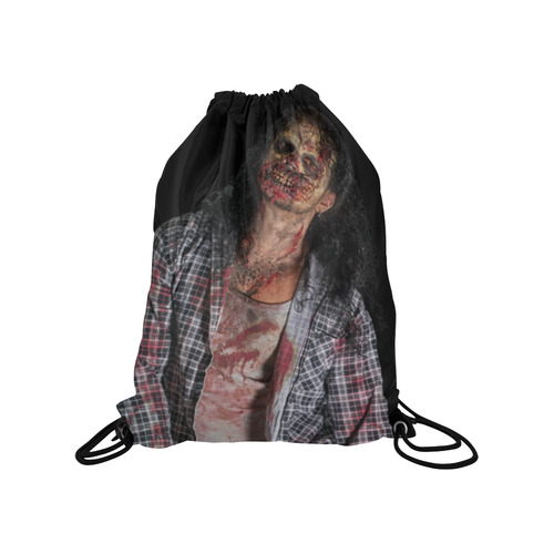 Zombie Apocalypse Medium Drawstring Bag Model 1604 (Twin Sides) 13.8"(W) * 18.1"(H)