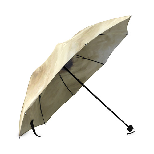 Shaggy Dog Modern Portrait Art Foldable Umbrella (Model U01)