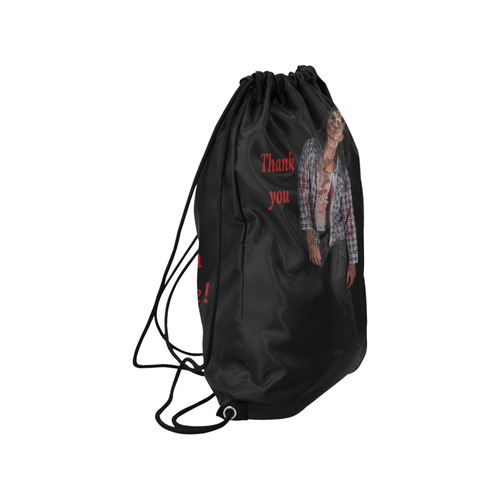In Zombie Mood Medium Drawstring Bag Model 1604 (Twin Sides) 13.8"(W) * 18.1"(H)