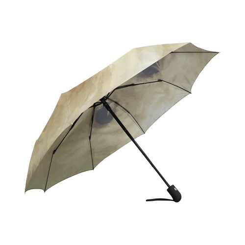 Shaggy Dog Modern Portrait Art Auto-Foldable Umbrella (Model U04)