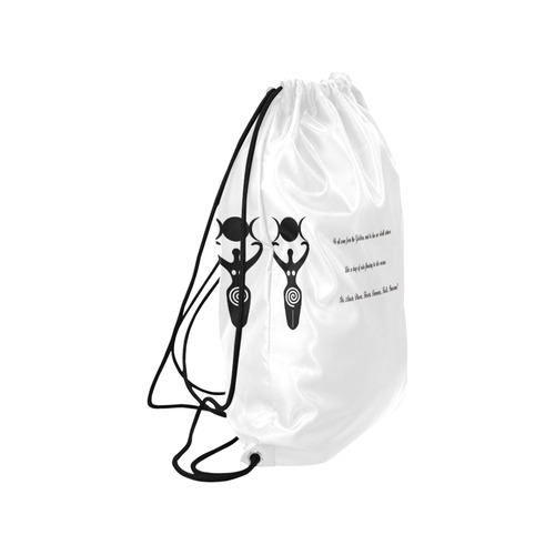 Pagan Goddess Medium Drawstring Bag Model 1604 (Twin Sides) 13.8"(W) * 18.1"(H)