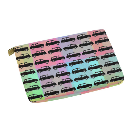 London Taxi Cab Pattern Carry-All Pouch 12.5''x8.5''