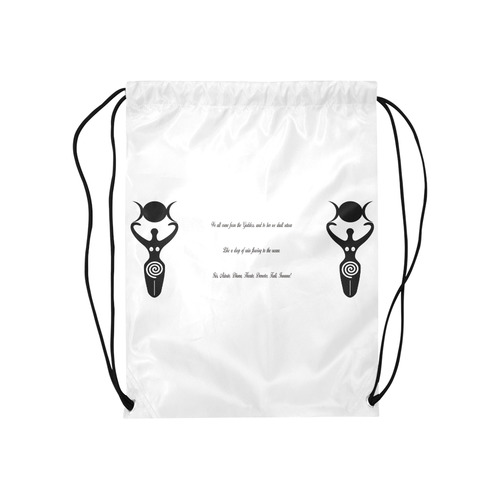 Pagan Goddess Medium Drawstring Bag Model 1604 (Twin Sides) 13.8"(W) * 18.1"(H)