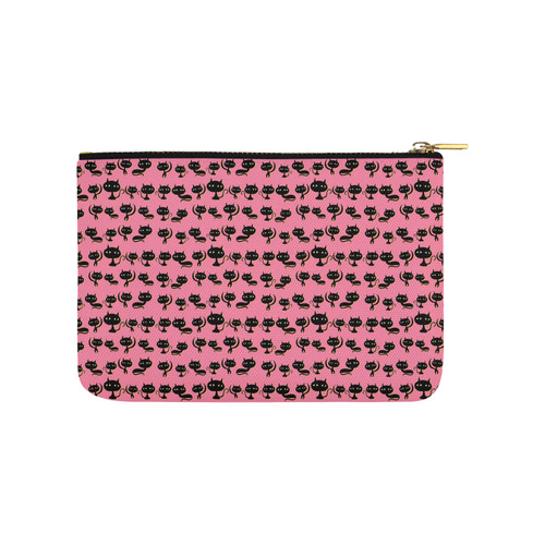 Lots of Cats Pink Carry-All Pouch 9.5''x6''