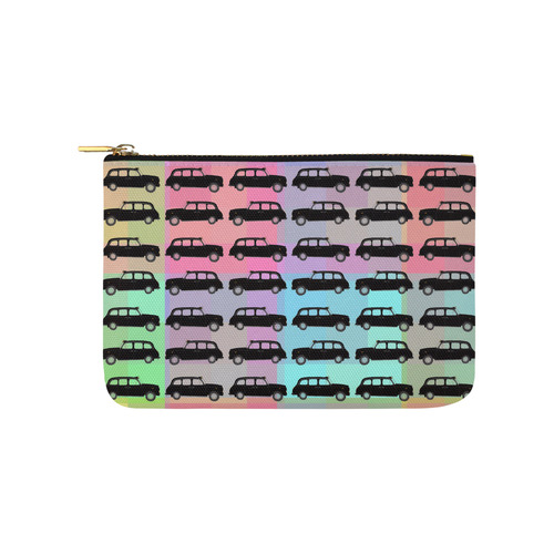 London Taxi Cab Pattern Carry-All Pouch 9.5''x6''