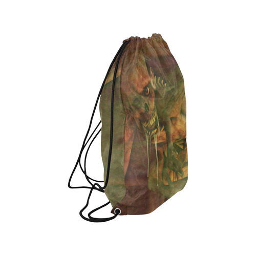 The Life of a Zombie Medium Drawstring Bag Model 1604 (Twin Sides) 13.8"(W) * 18.1"(H)