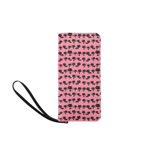 Lots of Cats Pink Women's Clutch Purse (Model 1637)