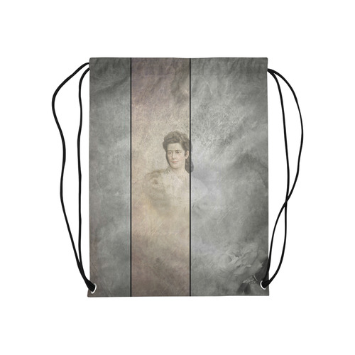 Sissi, Empress of Austria and Queen from Hungary 2 Medium Drawstring Bag Model 1604 (Twin Sides) 13.8"(W) * 18.1"(H)