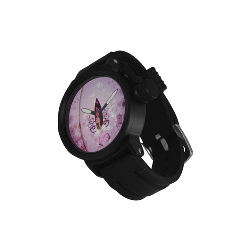 Sport, surfing in purple colors Men's Sports Watch(Model 309)