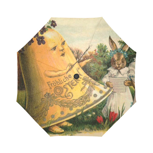 Happy Easter Vintage German Bunny Chorus Auto-Foldable Umbrella (Model U04)
