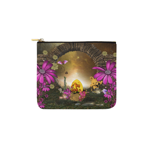 Easter time, easter egg Carry-All Pouch 6''x5''