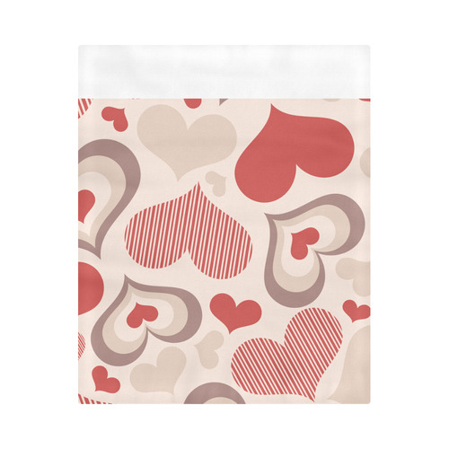 heart vector Duvet Cover 86"x70" ( All-over-print)