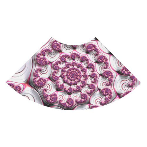 Pink Candy Divinity Fudge Fractal Art 3/4 Sleeve Sundress (D23)