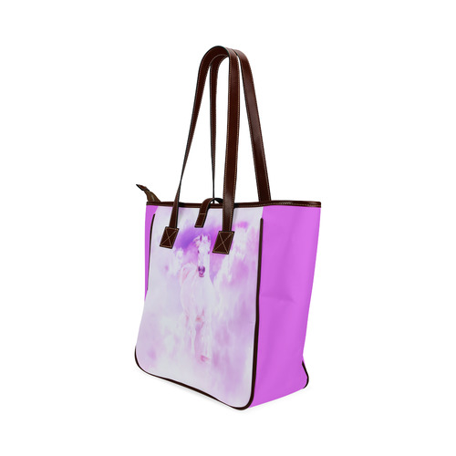 Romantic Pink Horse In The Sky Classic Tote Bag (Model 1644)