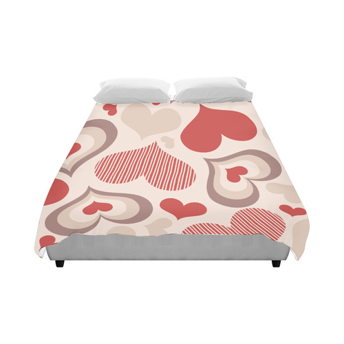 heart vector Duvet Cover 86"x70" ( All-over-print)