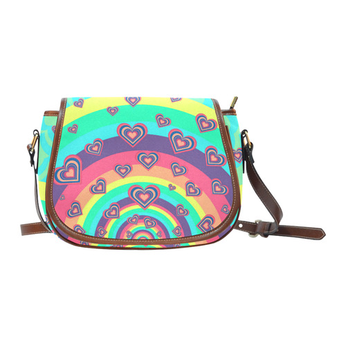 Loving the Rainbow Saddle Bag/Large (Model 1649)