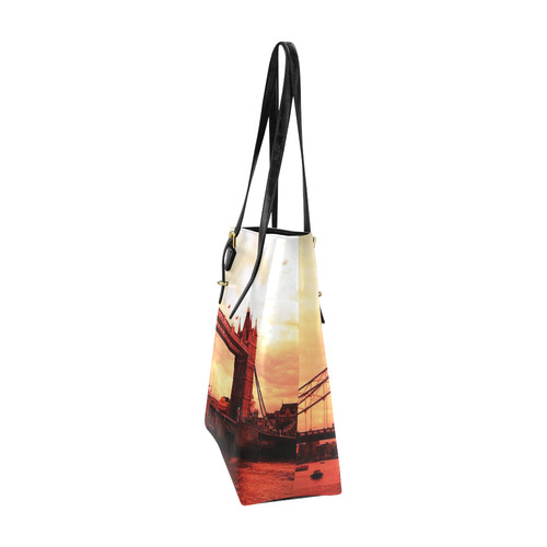 Travel-London Tower Bridge Euramerican Tote Bag/Small (Model 1655)