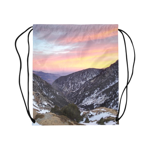 Awesome Nature - fantastic mountains RB Large Drawstring Bag Model 1604 (Twin Sides)  16.5"(W) * 19.3"(H)