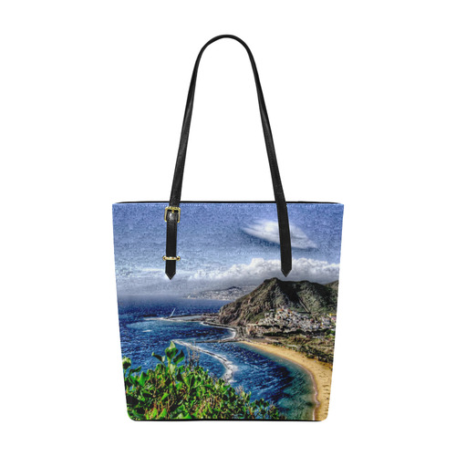 Travel-painted Tenerife Euramerican Tote Bag/Small (Model 1655)