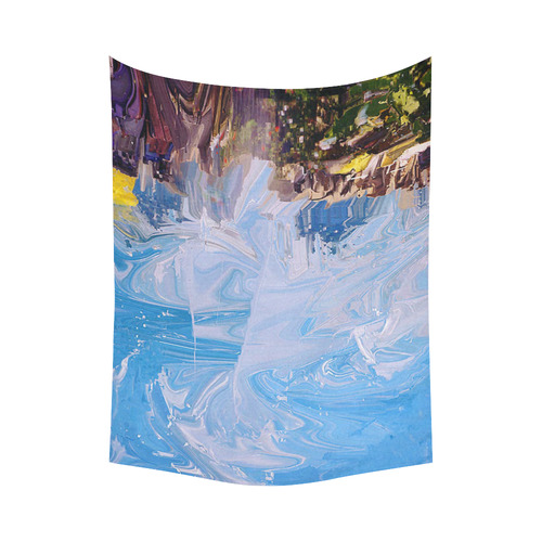 SPLASH 4 Cotton Linen Wall Tapestry 60"x 80"