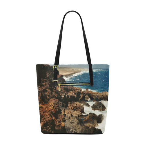 Aruba, dream beach Euramerican Tote Bag/Small (Model 1655)