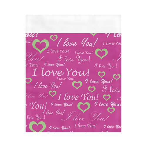 cool love Duvet Cover 86"x70" ( All-over-print)