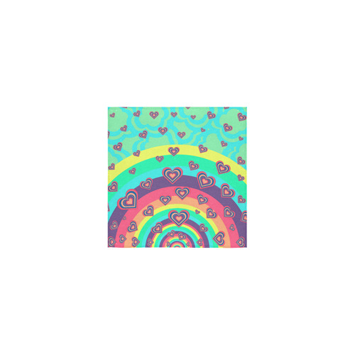 Loving the Rainbow Square Towel 13“x13”