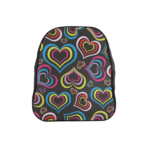 hearts gif School Backpack (Model 1601)(Small)