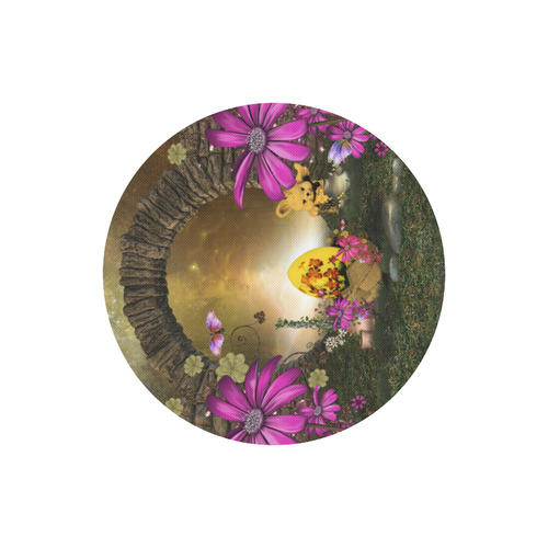 Easter time, easter egg Round Mousepad