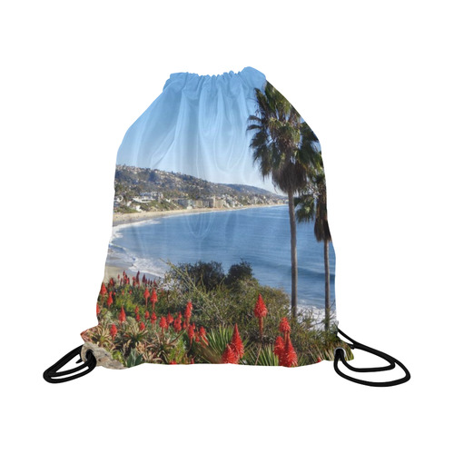 Travel-Laguna Beach Large Drawstring Bag Model 1604 (Twin Sides)  16.5"(W) * 19.3"(H)