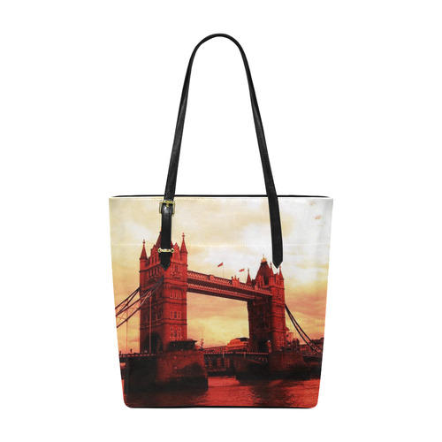 Travel-London Tower Bridge Euramerican Tote Bag/Small (Model 1655)