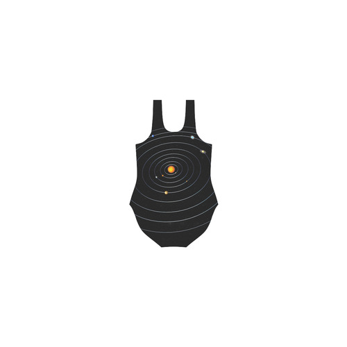 Our Solar System Vest One Piece Swimsuit (Model S04)