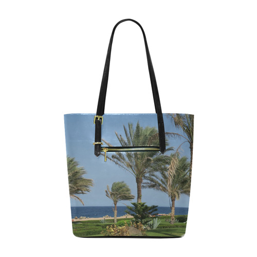 Egypt Beach Euramerican Tote Bag/Small (Model 1655)