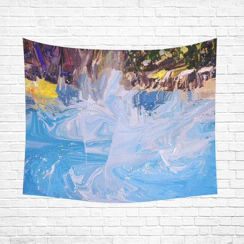 SPLASH 4 Cotton Linen Wall Tapestry 60"x 51"