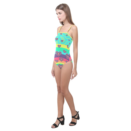 Loving the Rainbow Strap Swimsuit ( Model S05)