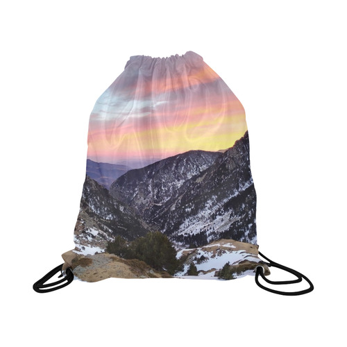 Awesome Nature - fantastic mountains RB Large Drawstring Bag Model 1604 (Twin Sides)  16.5"(W) * 19.3"(H)