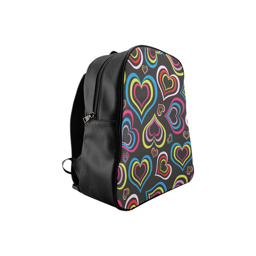 hearts gif School Backpack (Model 1601)(Small)