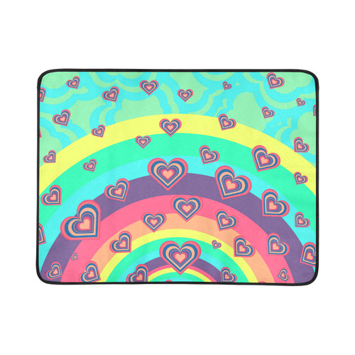 Loving the Rainbow Beach Mat 78"x 60"