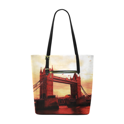 Travel-London Tower Bridge Euramerican Tote Bag/Small (Model 1655)