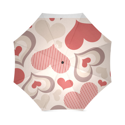 heart vector Foldable Umbrella (Model U01)