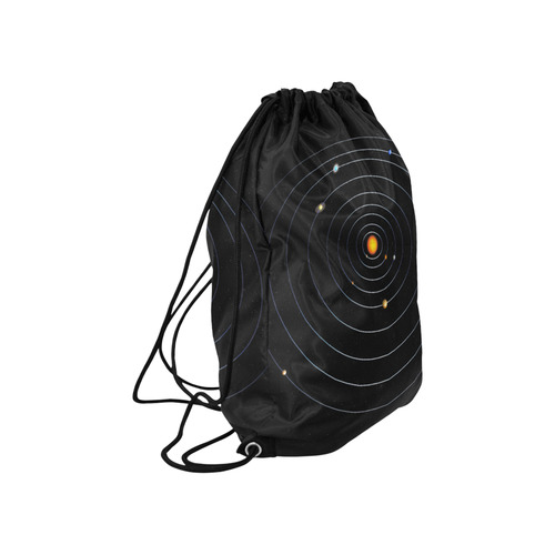 Our Solar System Large Drawstring Bag Model 1604 (Twin Sides)  16.5"(W) * 19.3"(H)