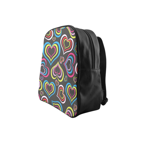 hearts gif School Backpack (Model 1601)(Small)