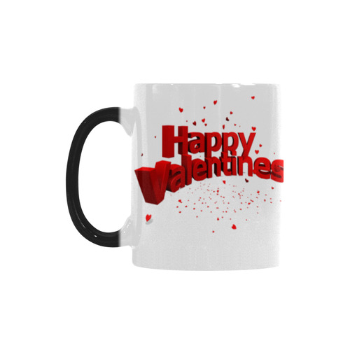 valentine mug design Custom Morphing Mug