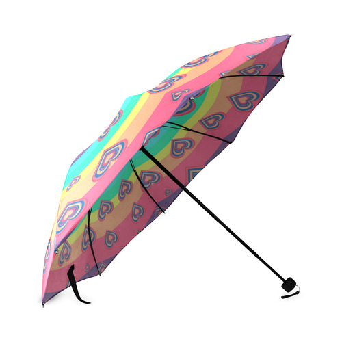 Loving the Rainbow Foldable Umbrella (Model U01)