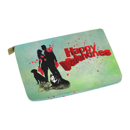 Happy Valentine Carry-All Pouch 12.5''x8.5''