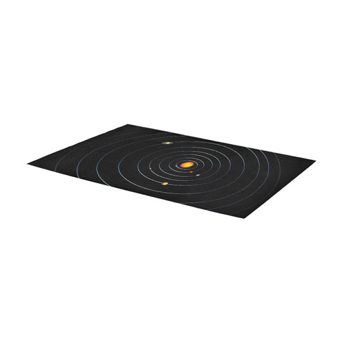 Our Solar System Area Rug 7'x3'3''